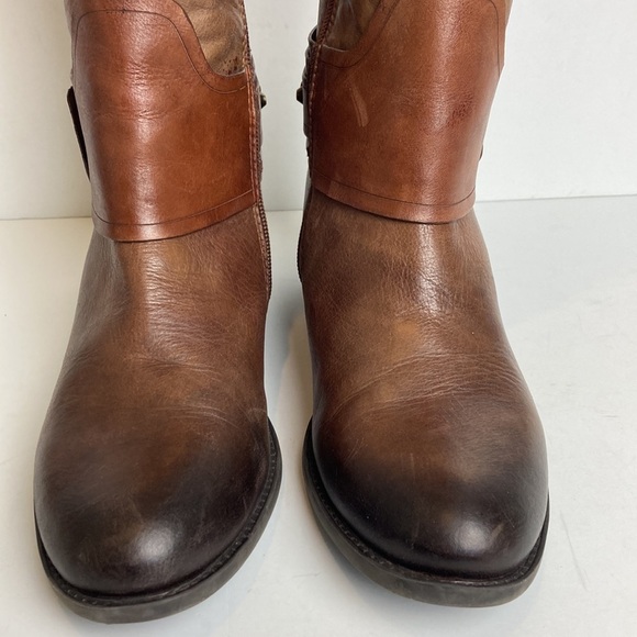 Vince Camuto Beatrix Harness Boot in Russet Size 8 Riding Western Equestrian - Picture 7 of 16